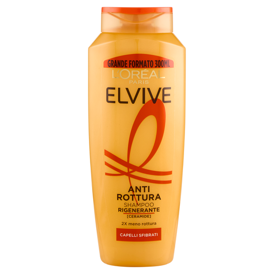 L'OREAL ELVIVE ANTI ROTTURA SHAMPOO PER CAPELLI SFIBRATI 300 ML