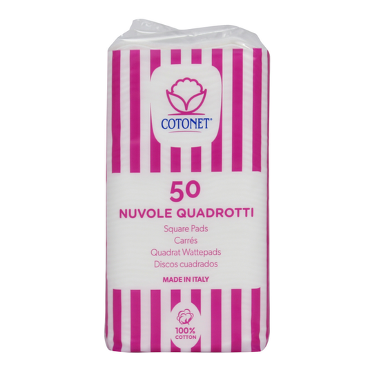 COTONET DISCHETTI STRUCCANTI QUADROTTI 50 PZ
