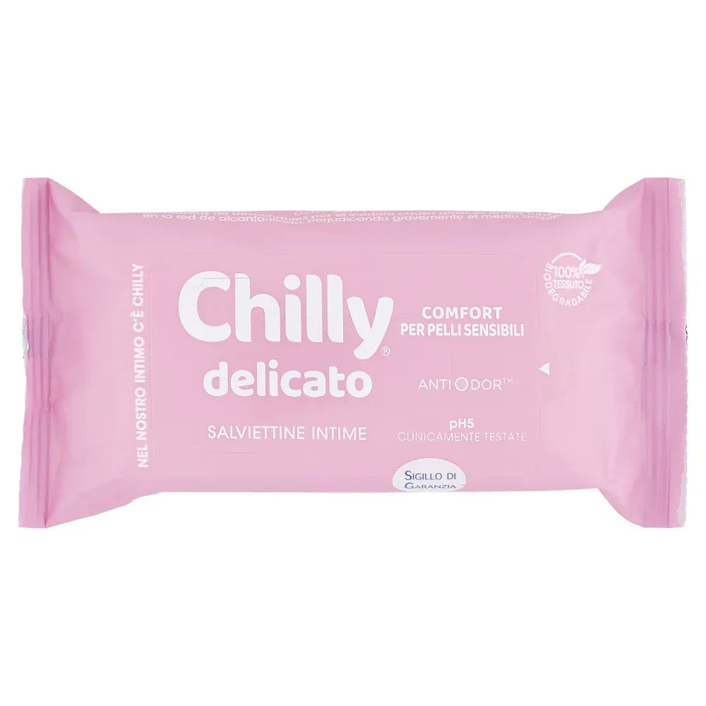 CHILLY DELICATE SALVIETTE INTIME 12 PZ - Profumeria Cera