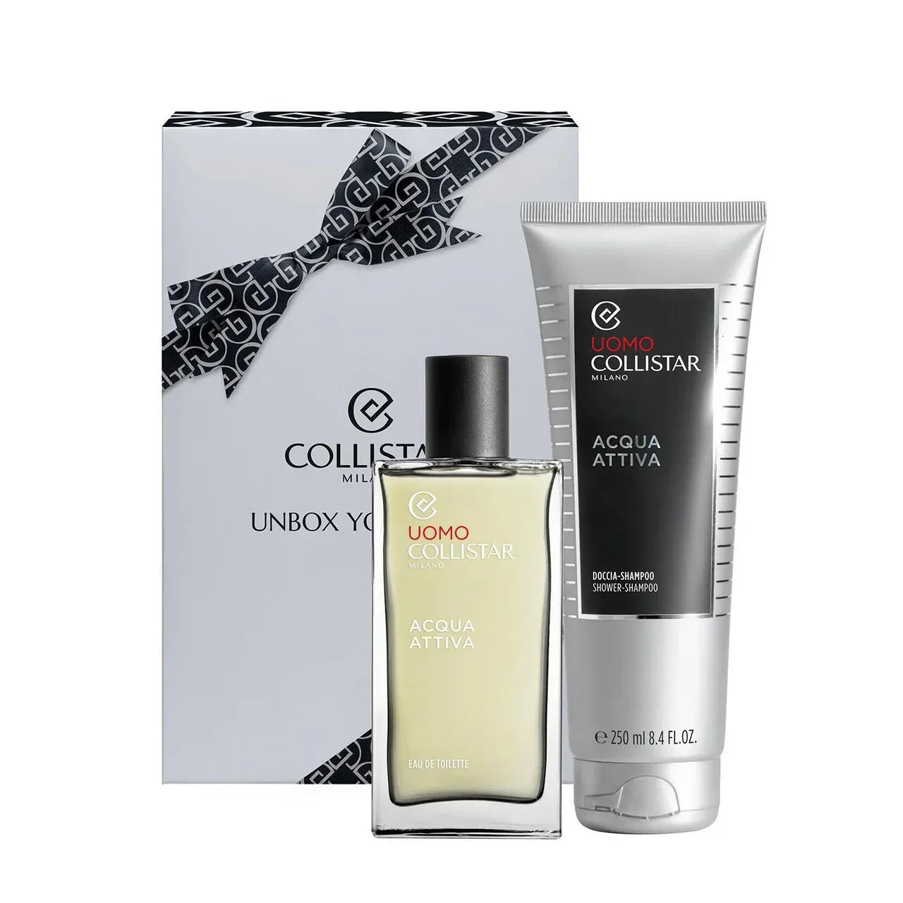 COLLISTAR ACQUA ATTIVA CONFEZIONE REGALO UOMO EDT 100 ML+DOCCIA 250 ML - Profumeria Cera