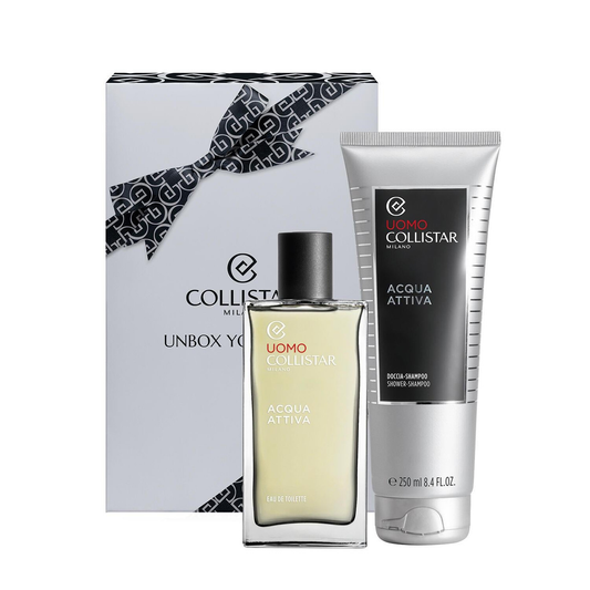 COLLISTAR ACQUA ATTIVA CONFEZIONE REGALO UOMO EDT 100 ML+DOCCIA 250 ML
