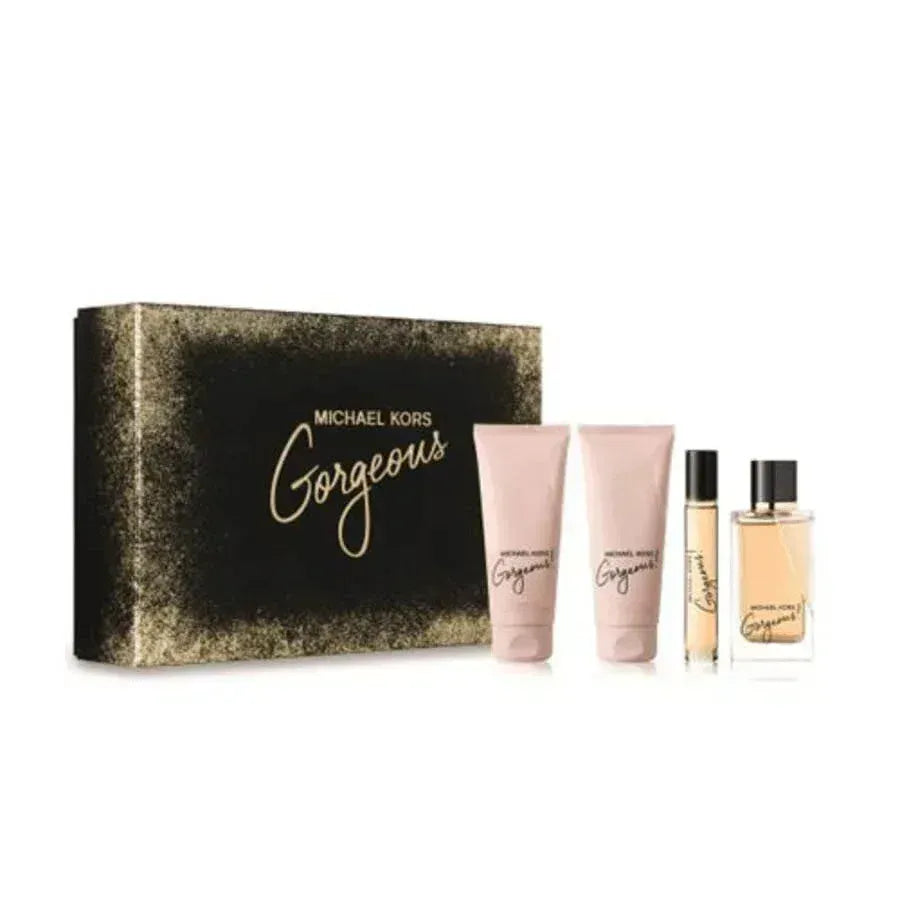 MICHAEL KORS GORGEOUS CONFEZIONE REGALO DONNA EDP 100 ML+LATTE CORPO 100 ML+MINI TAGLIA - Profumeria Cera