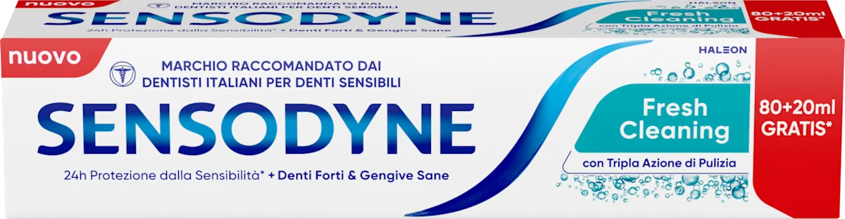 SENSODYNE FRESH CLEANING DENTIFRICIO 100 ML