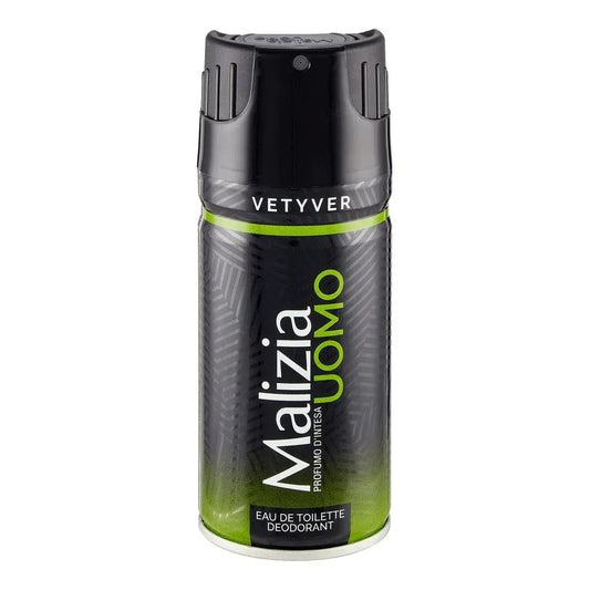 MALIZIA UOMO VETYVER DEO PARFUM SPRAY 150 ML - Profumeria Cera