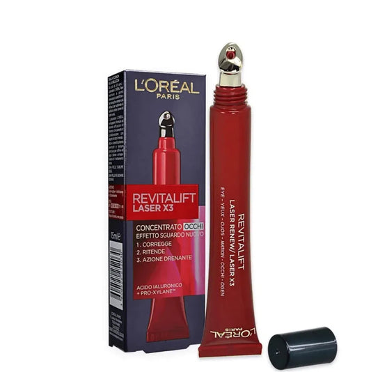 L'OREAL REVITALIFT LASER X 3 TRIPLA AZIONE CONCENTRATO OCCHI 15 ML