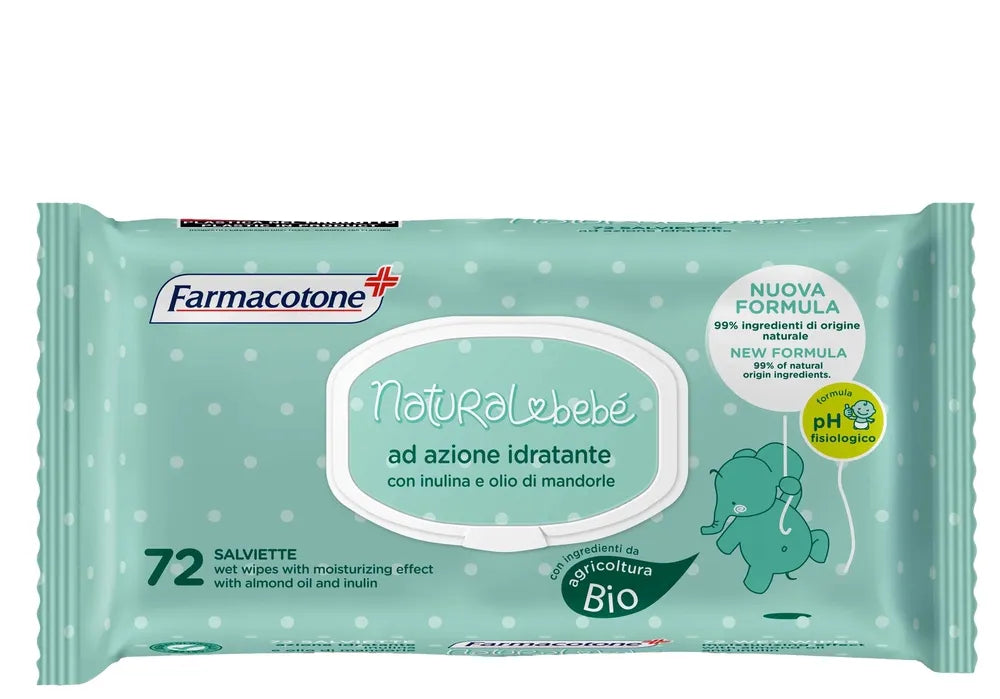 FARMACOTONE SALVIETTINE DETERGENTI BAMBINI 72 PZ
