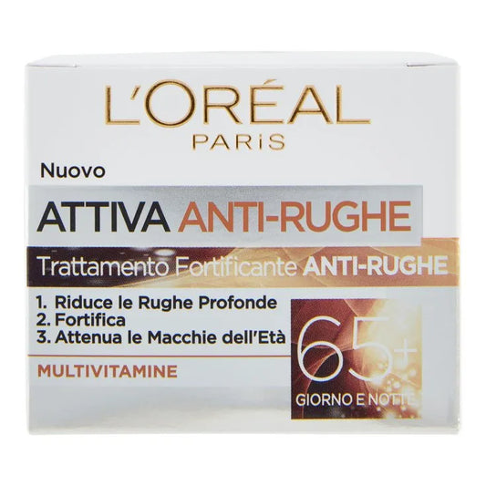 L'OREAL ATTIVA ANTIRUGHE +65 CREMA VISO 50 ML
