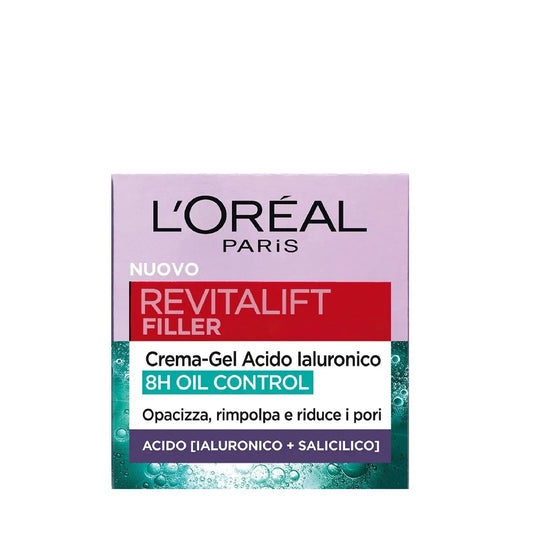 L'OREAL REVITALIFT FILLER CREMA-GEL OIL CONTROL VISO 50 ML