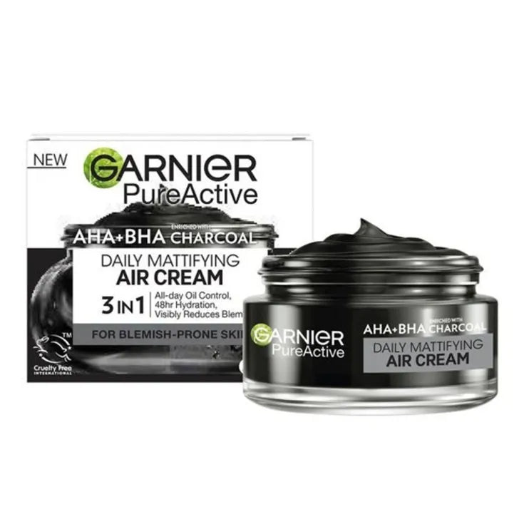 GARNIER PURE ACTIVE CREMA OPACIZZANTE AIR CREAM VISO 50 ML