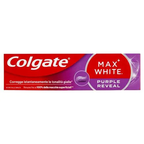 COLGATE MAX WHITE PURPLE REVEAL DENTIFRICIO 75 ML- PROFUMERIA CERA