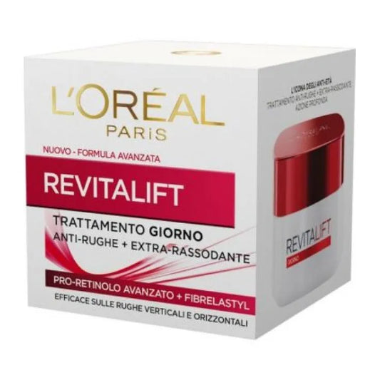 L'OREAL REVITALIFT CREMA VISO IDRATANTE  50 ML- PROFUMERIA CERA