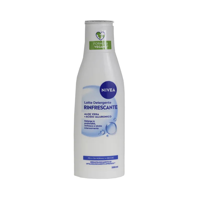 NIVEA RINFRESCANTE LATTE DETERGENTE VISO 200 ML- PROFUMERIA CERA