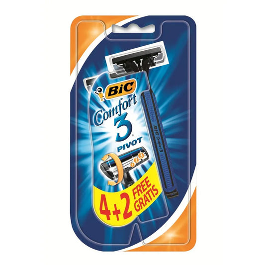 BIC COMFORT 3 PIVOT LAMETTE 6 PZ-PROFUMERIA CERA