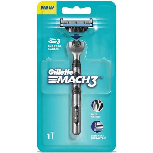 GILLETTE MACH 3 RASOIO COMPLETO- PROFUMERIA CERA