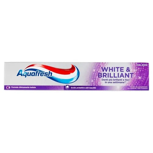 AQUAFRESH WHITE & BRILLANT DENTIFRICIO 75 ML- PROFUMERIA CERA