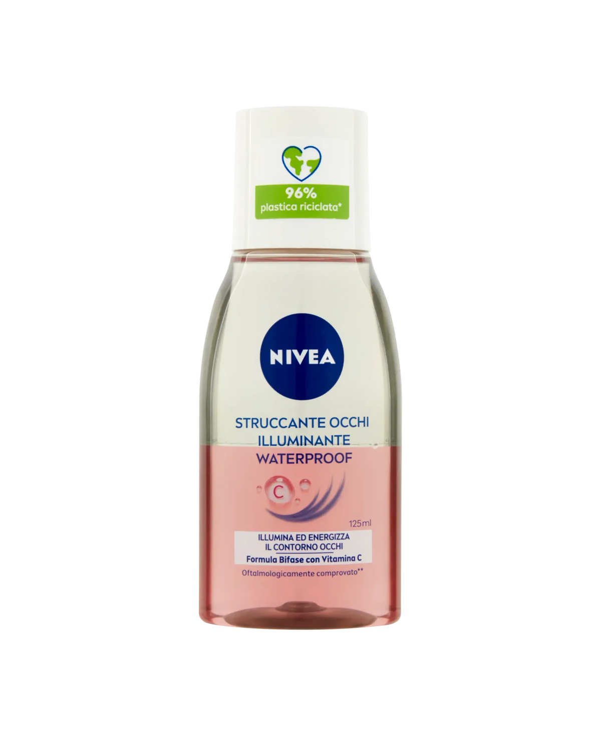 NIVEA STRUCCANTE OCCHI BIFASICO ILLUMINANTE WATERPROOF 125 ML- PROFUMERIA CERA