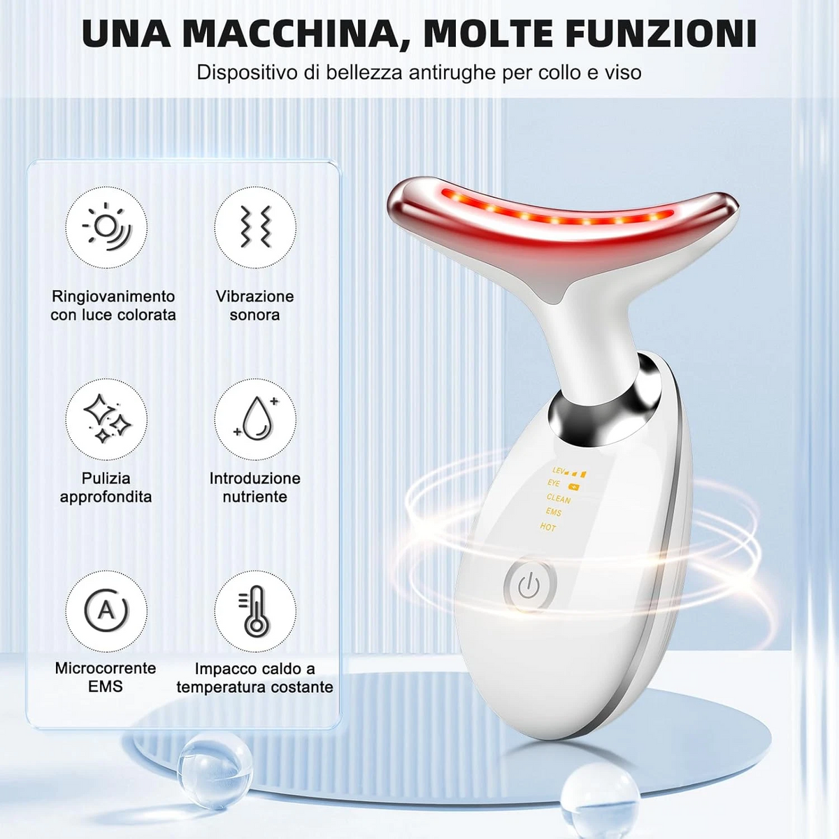 Face Lift Massaggiatore Viso Lifting per lifting, Rassodante, Antirughe | Massaggiatore Viso Antirughe