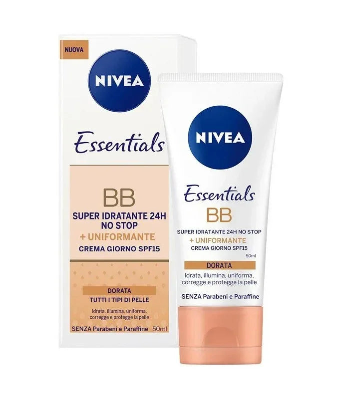 NIVEA BB 5 IN 1 CREMA COLORATA DORATA 50 ML - Profumeria Cera