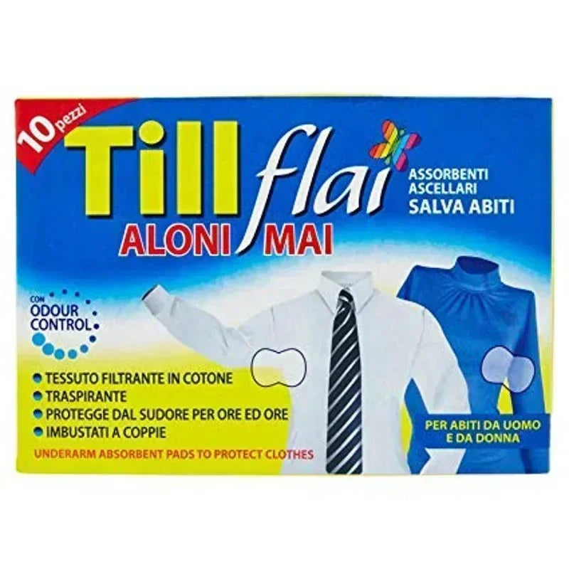 TILL FLAI ASSORBENTI ASCELLARI 10 PZ - Profumeria Cera