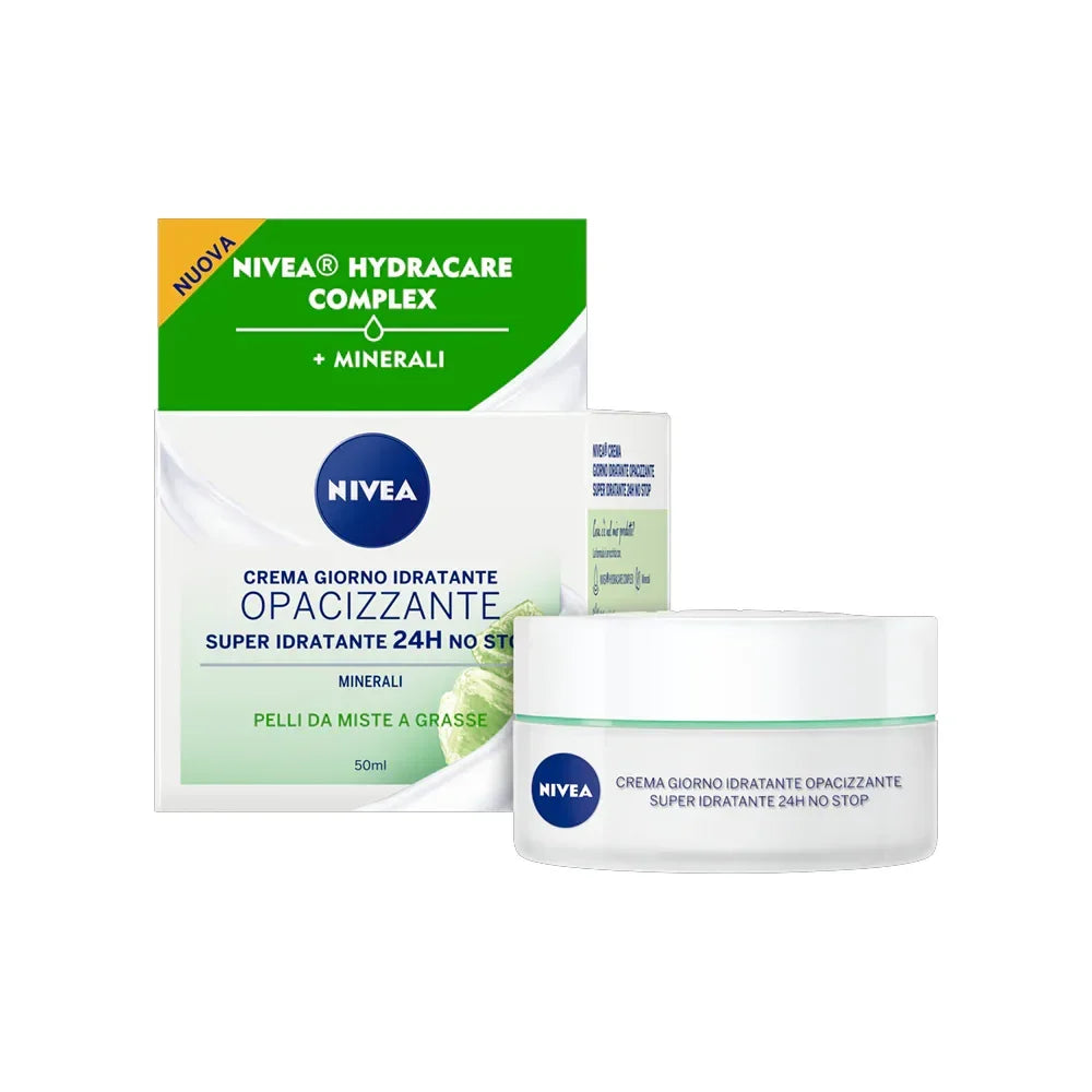 NIVEA CREMA VISO IDRATANTE OPACIZZANTE GIORNO 50 ML - Profumeria Cera