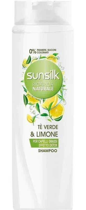 SUNSILK THE VERDE E LIMONE SHAMPOO PER CAPELLI GRASSI 250 ML - Profumeria Cera