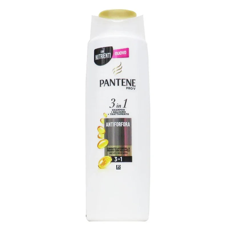 PANTENE SHAMPOO ANTIFORFORA 3 IN 1 225 ML - Profumeria Cera
