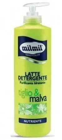 MIL MIL LATTE DETERGENTE TIGLIO & MALVA IDRATANTE 500 ML - Profumeria Cera