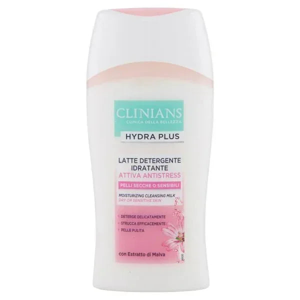 CLINIANS ATTIVA ANTISTRESS LATTE DETERGENTE IDRATANTE 200 ML - Profumeria Cera