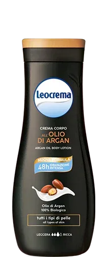 LEOCREMA CREMA CORPO FLUIDA SETIFICANTE ALL'OLIO DI ARGAN 400 ML - Profumeria Cera
