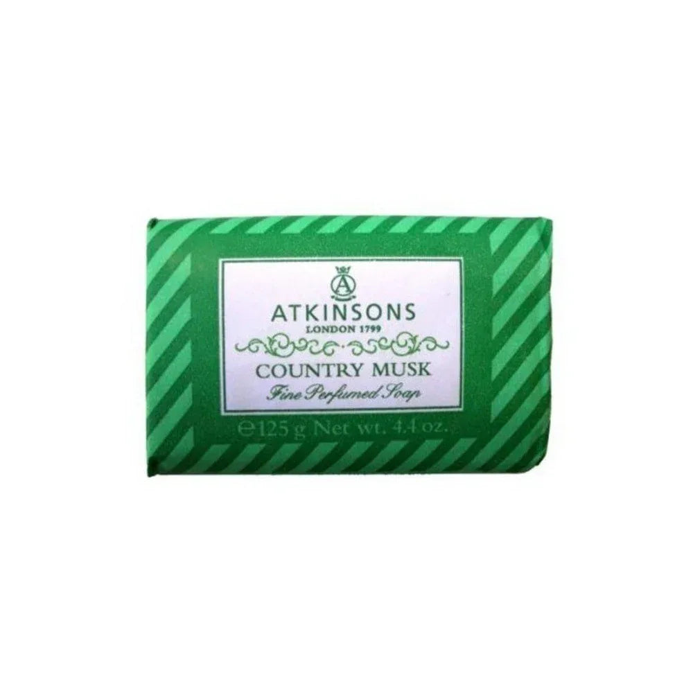 ATKINSONS COUNTRY MUSK SAPONETTA 125 GR - Profumeria Cera