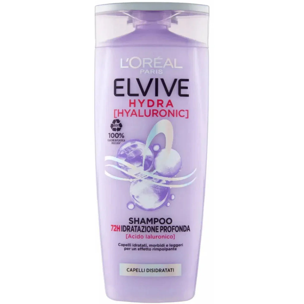 L'OREAL ELVIVE HIDRA HYALURONIC SHAMPOO IDRATANTE 285 ML - Profumeria Cera