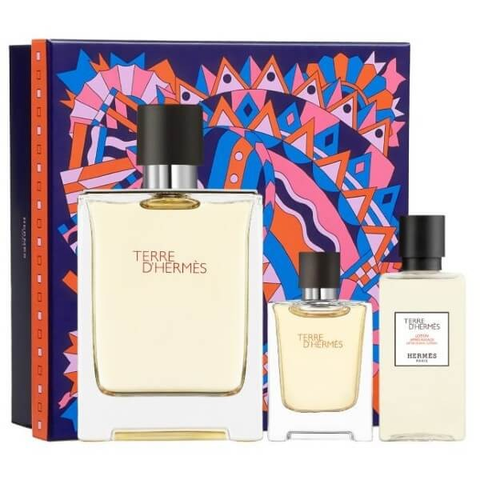 HERMES TERRE D'HERMES CONFEZIONE UOMO EDT 100 ML+ AFTER 40 ML+ EDT 12.5 ML